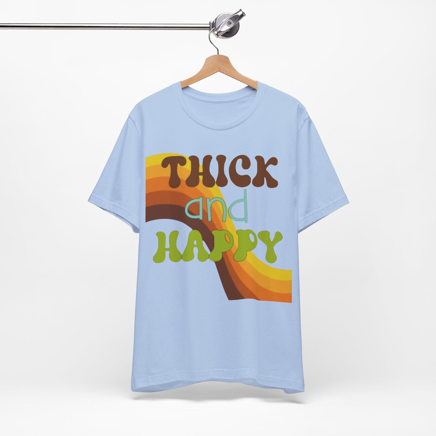 Thick and Happy Retro 1 Short Sleeve Tee