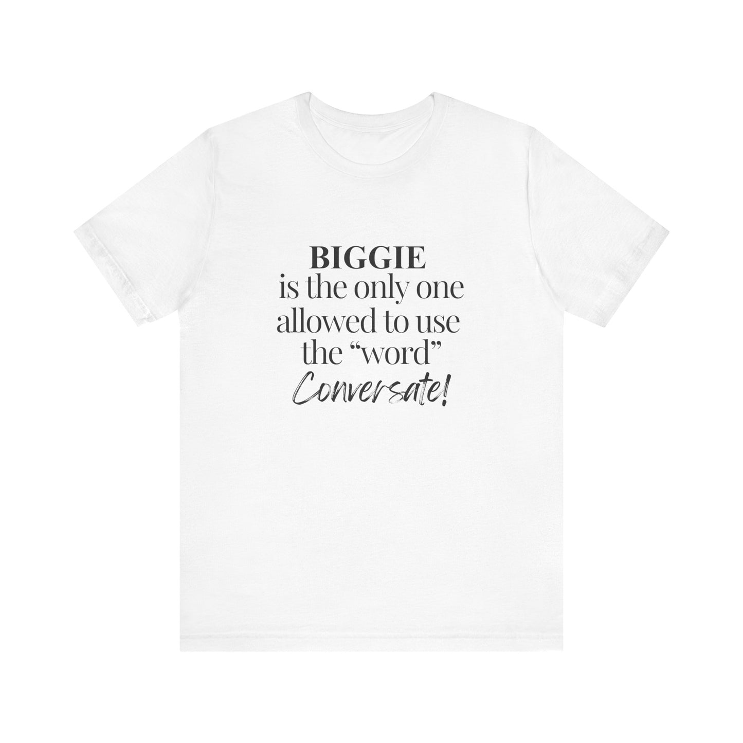 Conversate BLK Unisex Short Sleeve Tee