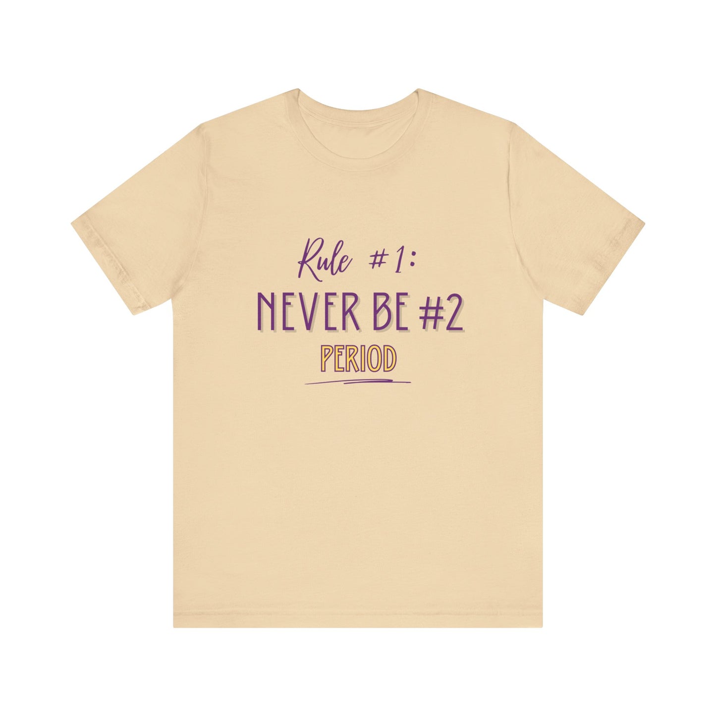 Rule #1 Purple Short Sleeve Tee