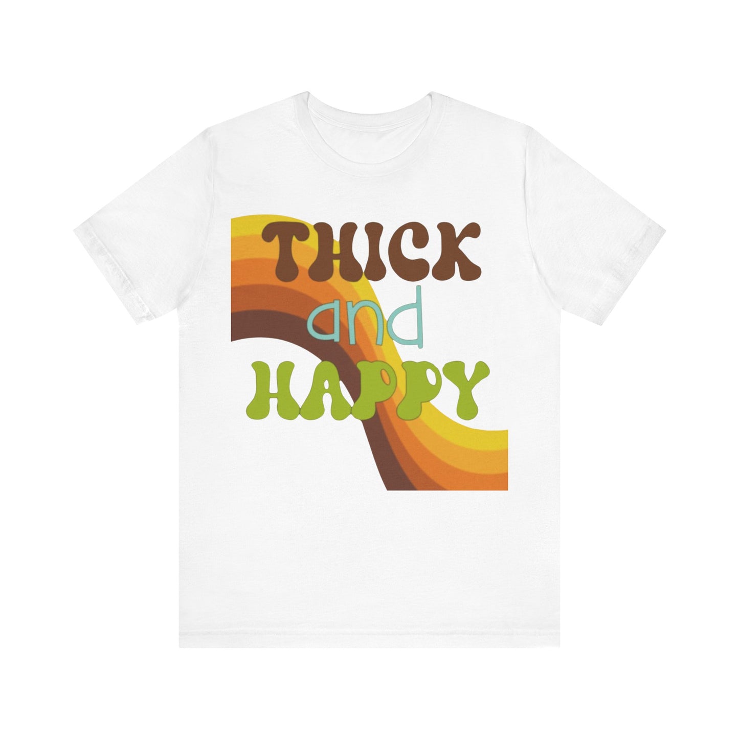 Thick and Happy Retro 1 Short Sleeve Tee