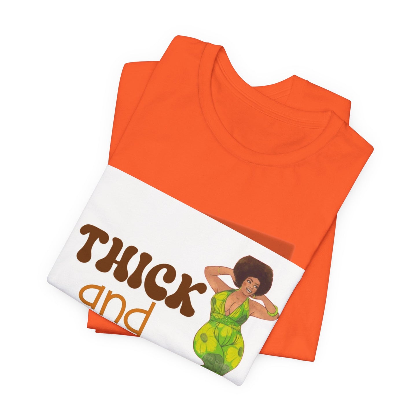 Thick and Happy Retro 2 Short Sleeve Tee