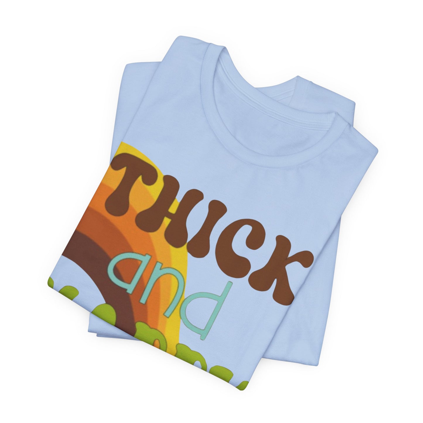 Thick and Happy Retro 1 Short Sleeve Tee