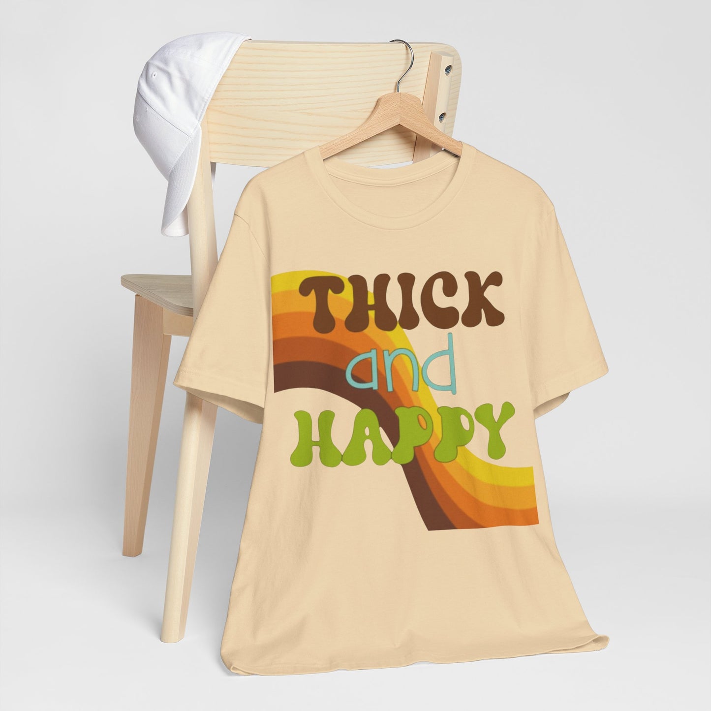 Thick and Happy Retro 1 Short Sleeve Tee