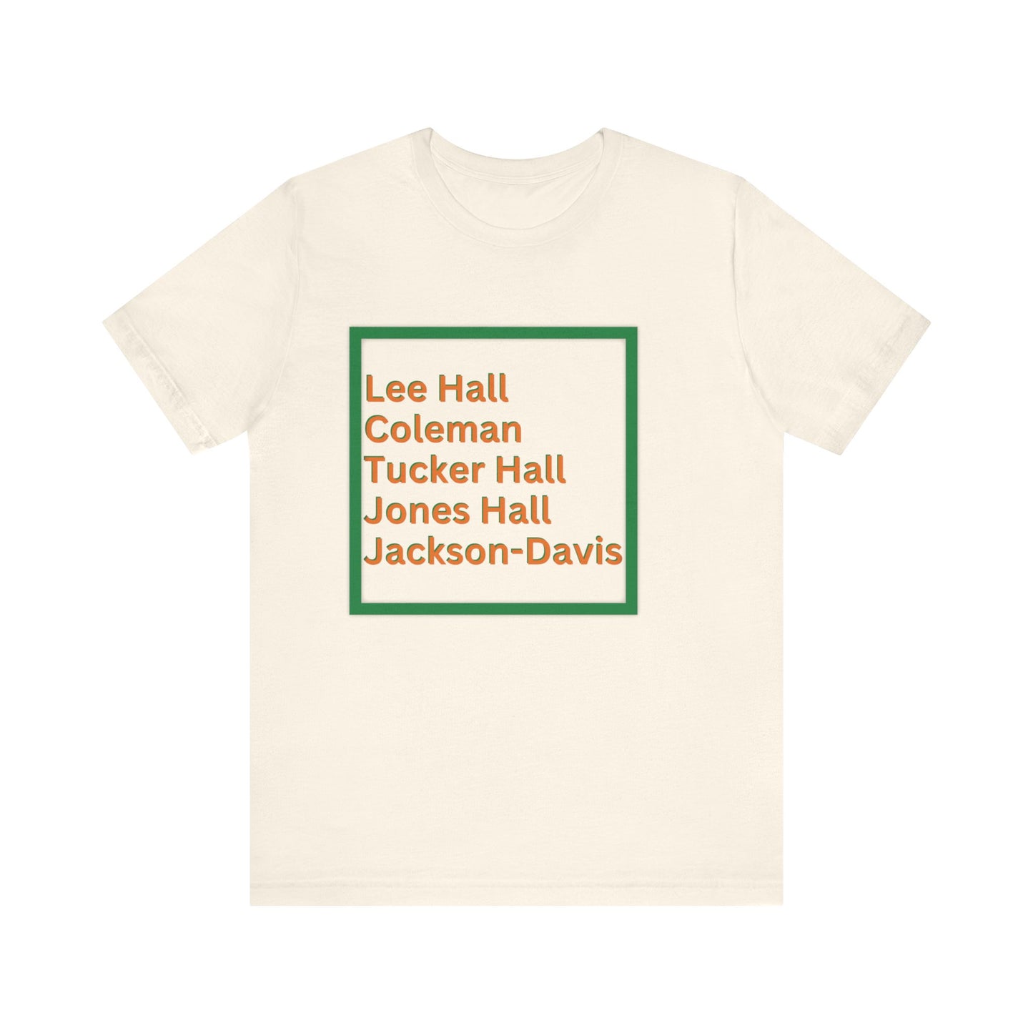 FAMU Buildings Unisex Jersey Short Sleeve Tee