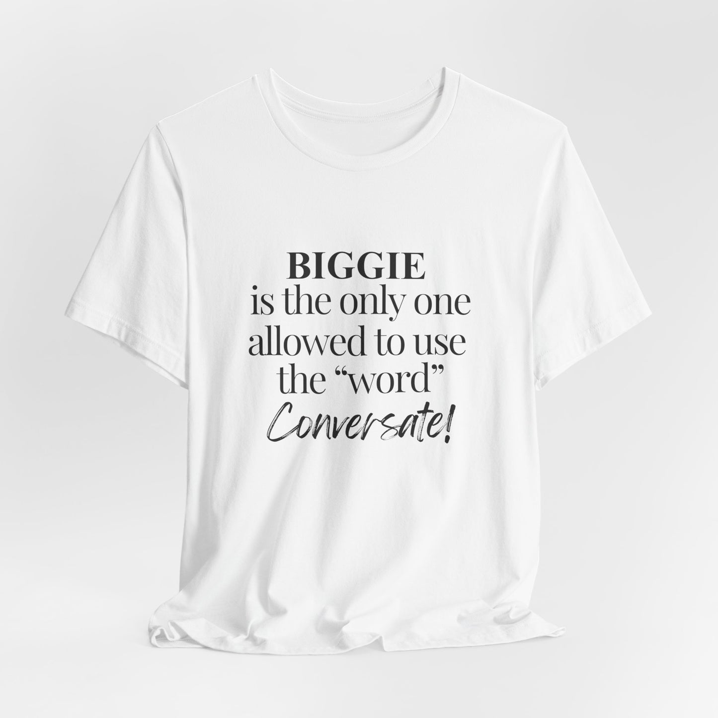 Conversate BLK Unisex Short Sleeve Tee
