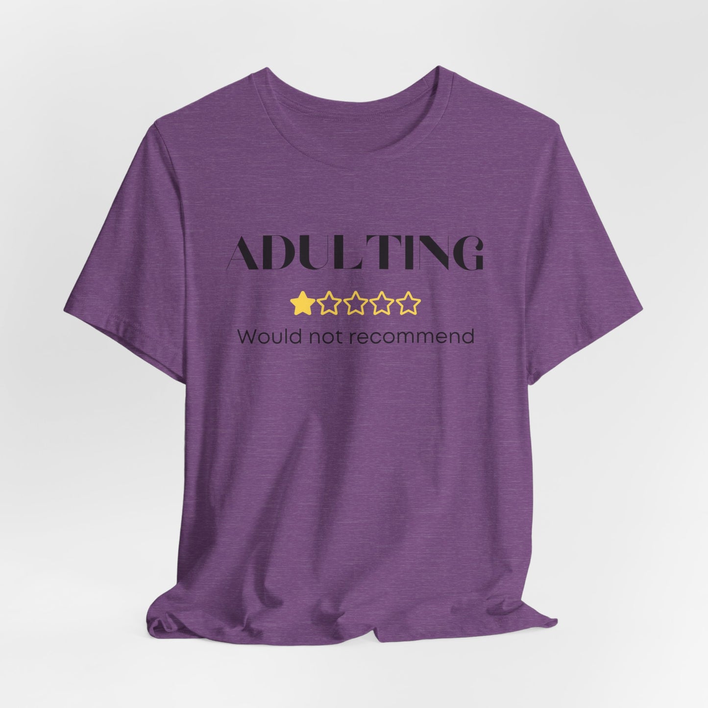 Adulting Unisex Jersey Short Sleeve Tee