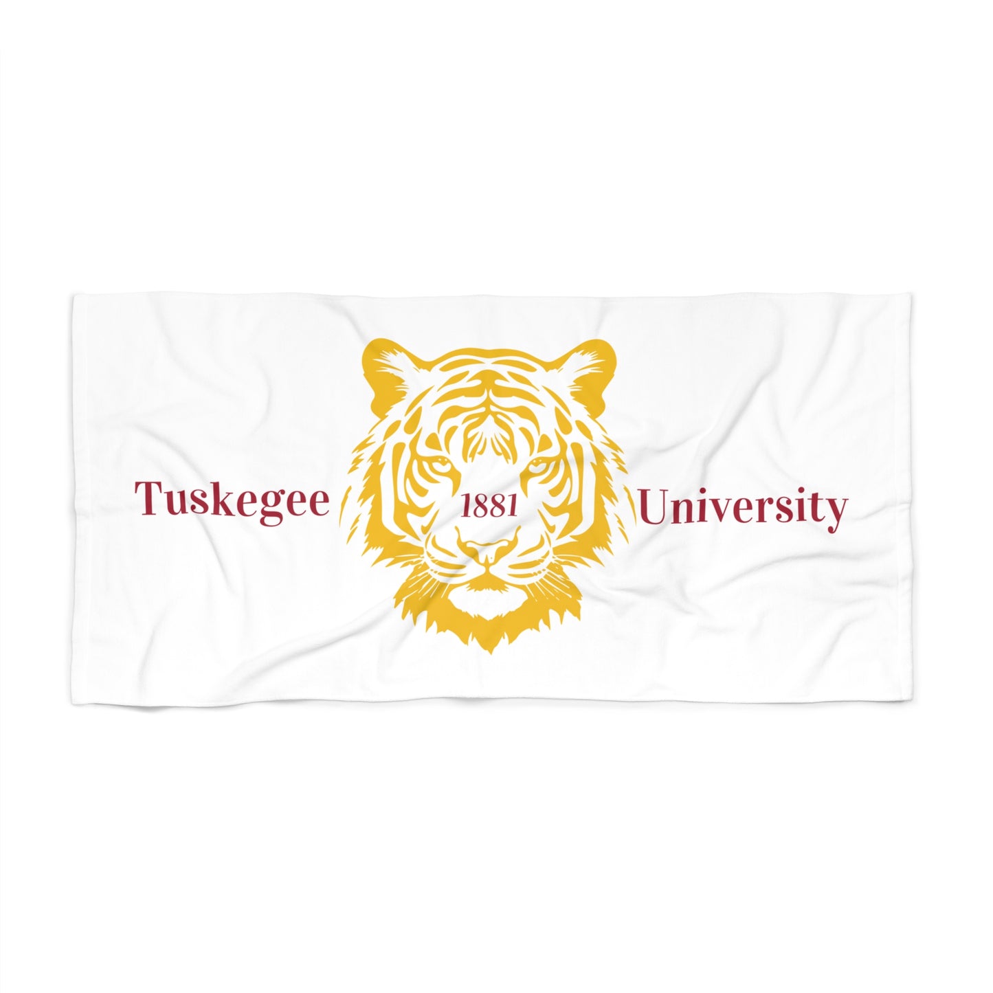 TU WHT Beach Towel