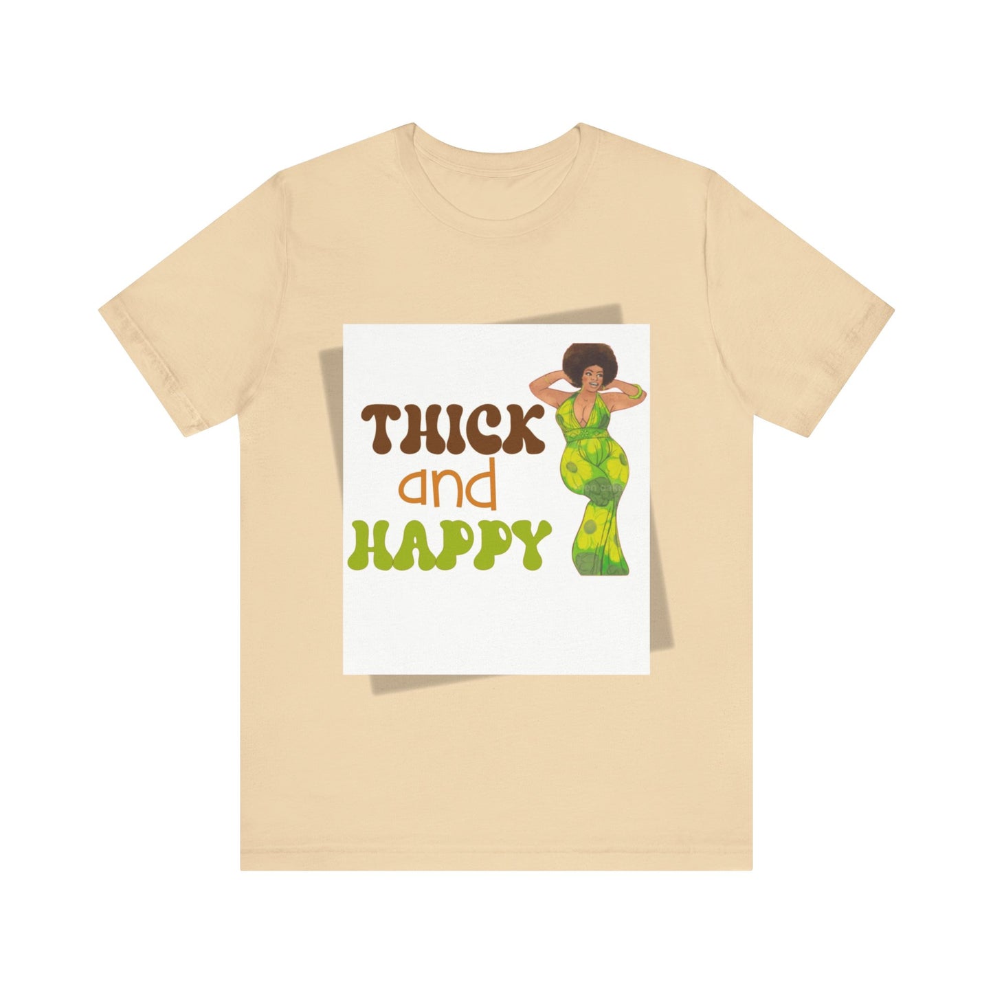 Thick and Happy Retro 2 Short Sleeve Tee