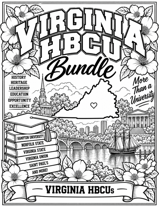 Virginia HBCU Coloring Bundle
